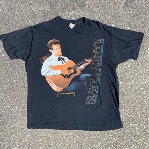 Vintage 1991 Randy Travis Band Shirt Single Stitch